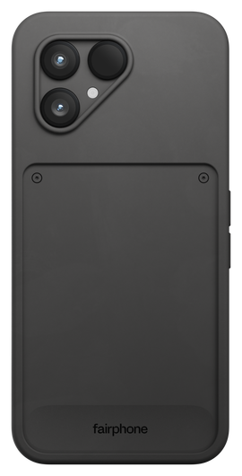 Origineel FairPhone 6 Hoesje Protective Case Back Cover Zwart afbeelding 1