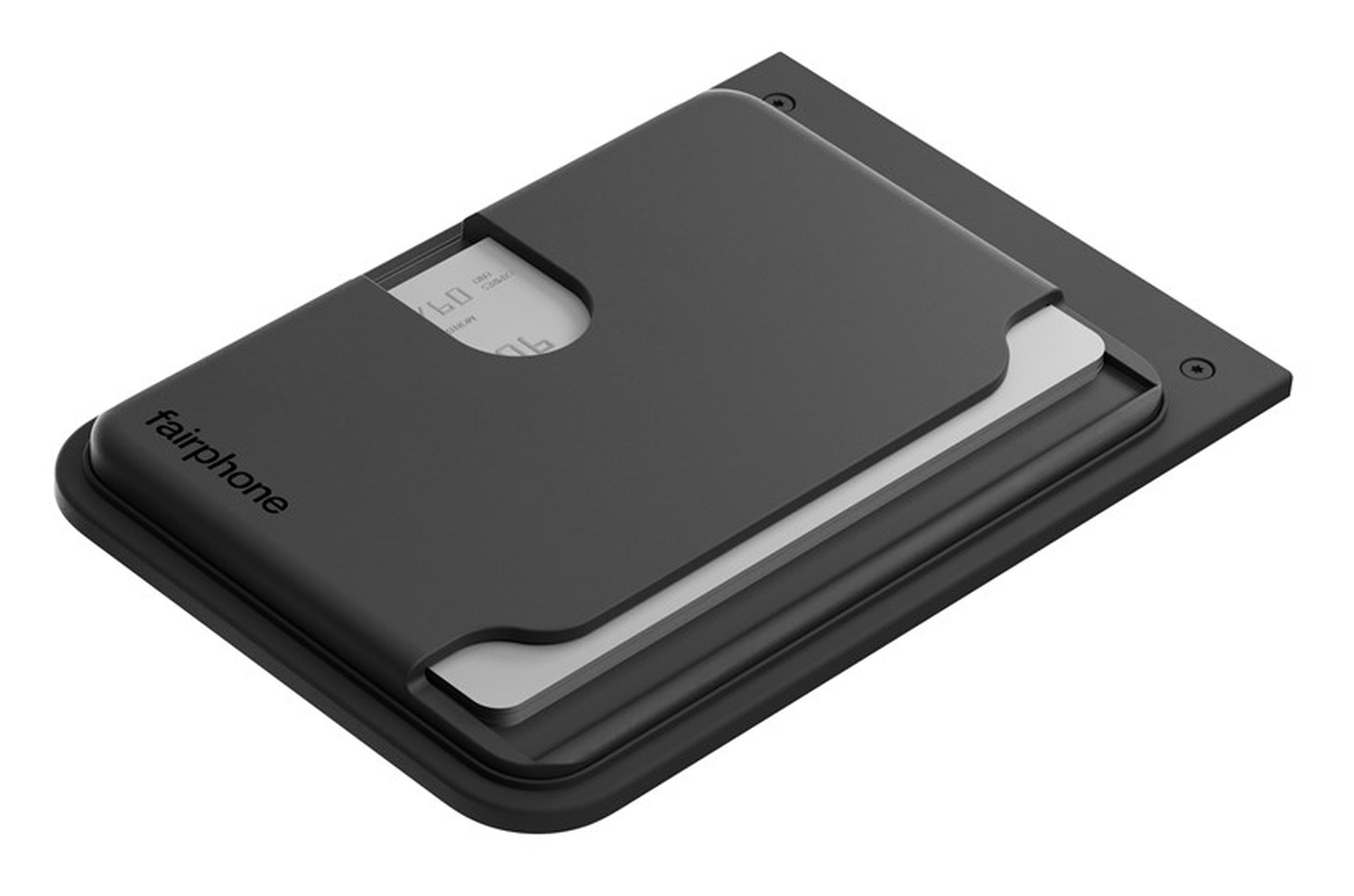 Fairphone 6 Duurzame Kaarthouder voor Drie Pasjes Zwart afbeelding 1