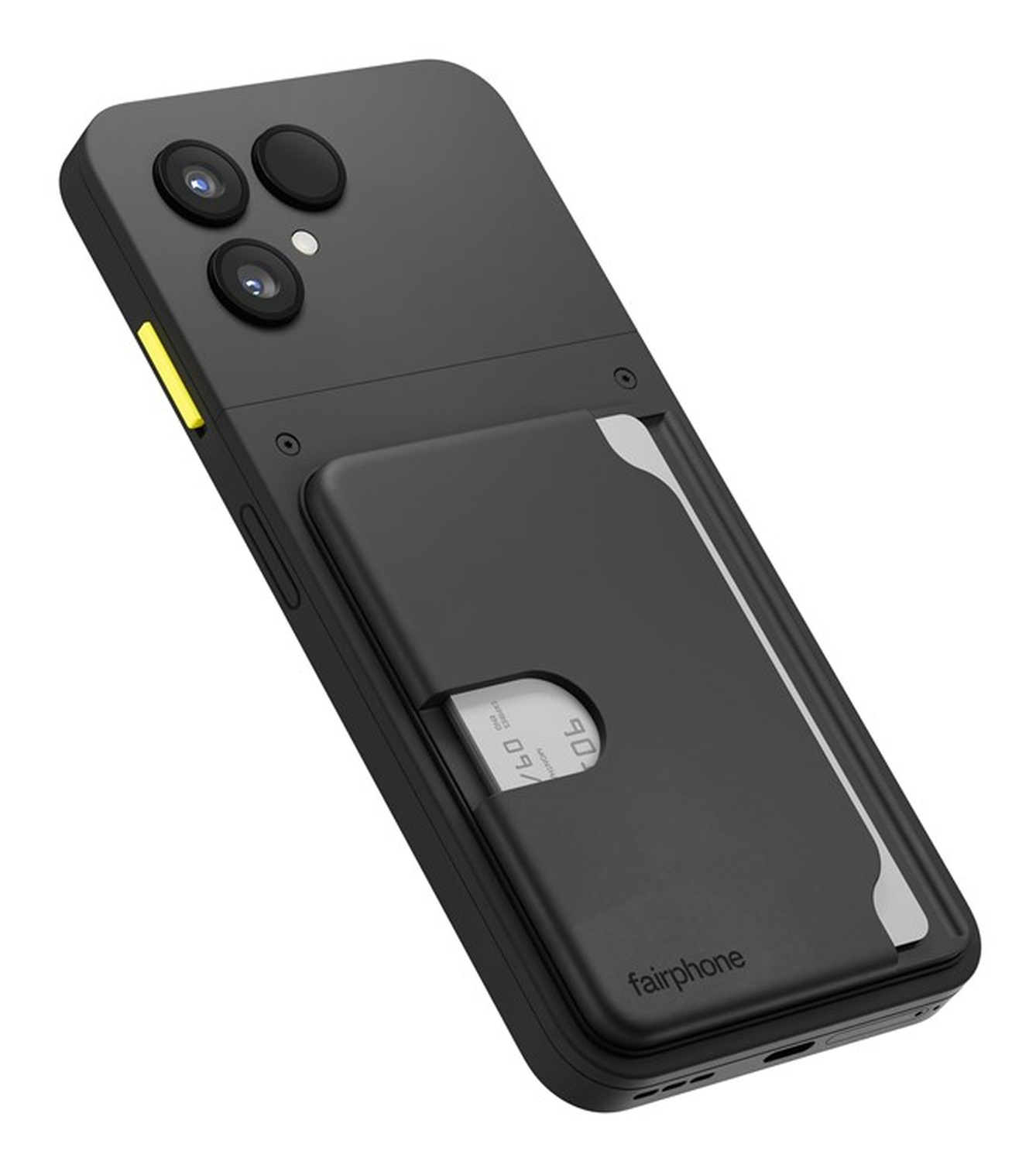 Fairphone 6 Duurzame Kaarthouder voor Drie Pasjes Zwart afbeelding 4