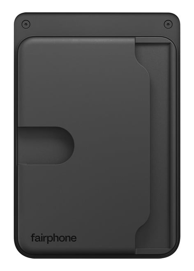 Fairphone 6 Duurzame Kaarthouder voor Drie Pasjes Zwart afbeelding 3
