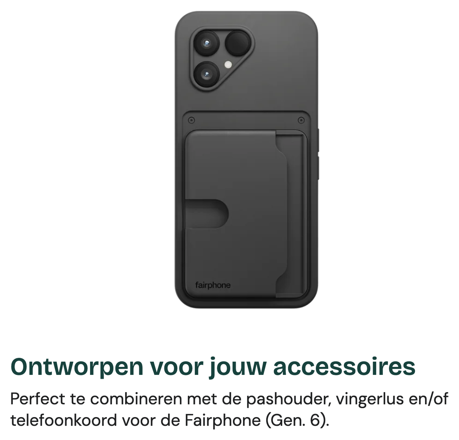 Origineel FairPhone 6 Hoesje Protective Case Back Cover Groen afbeelding 4