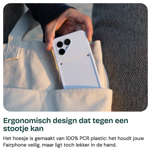 Origineel FairPhone 6 Hoesje Protective Case Back Cover Groen afbeelding 5