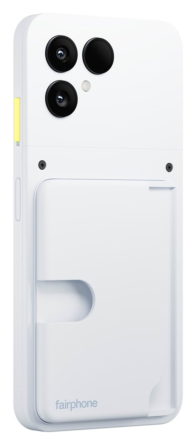 Fairphone 6 Duurzame Kaarthouder voor Drie Pasjes Wit afbeelding 6