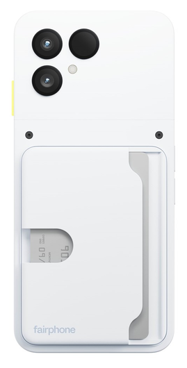 Fairphone 6 Duurzame Kaarthouder voor Drie Pasjes Wit afbeelding 2