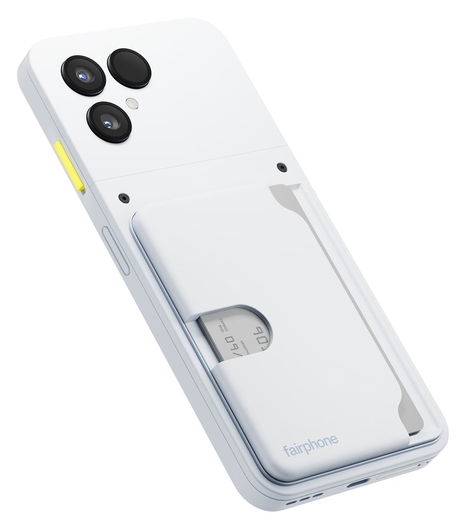 Fairphone 6 Duurzame Kaarthouder voor Drie Pasjes Wit afbeelding 4