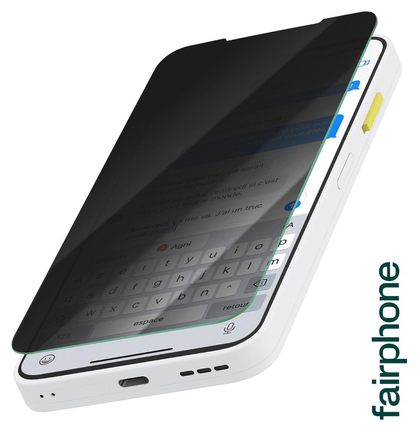 Originele FairPhone 6 Screen Protector Privacy Filter Tempered Glass afbeelding 2