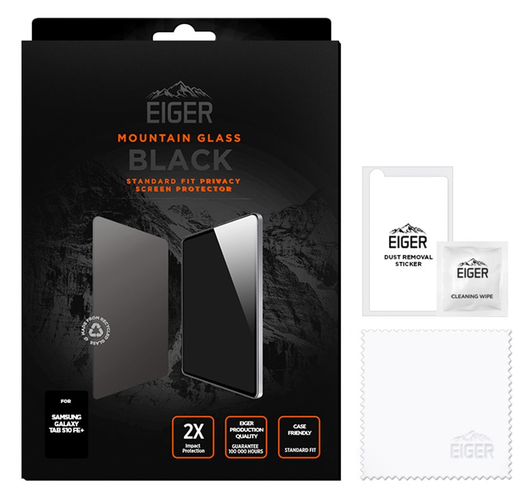 Eiger Samsung Galaxy Tab S10 FE+ Privacy Glass Screen Protector afbeelding 2
