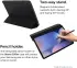 Eiger Storm 250m Stylus Samsung Tab S10 FE Hoes Book Case met Pen Houder Zwart afbeelding 3