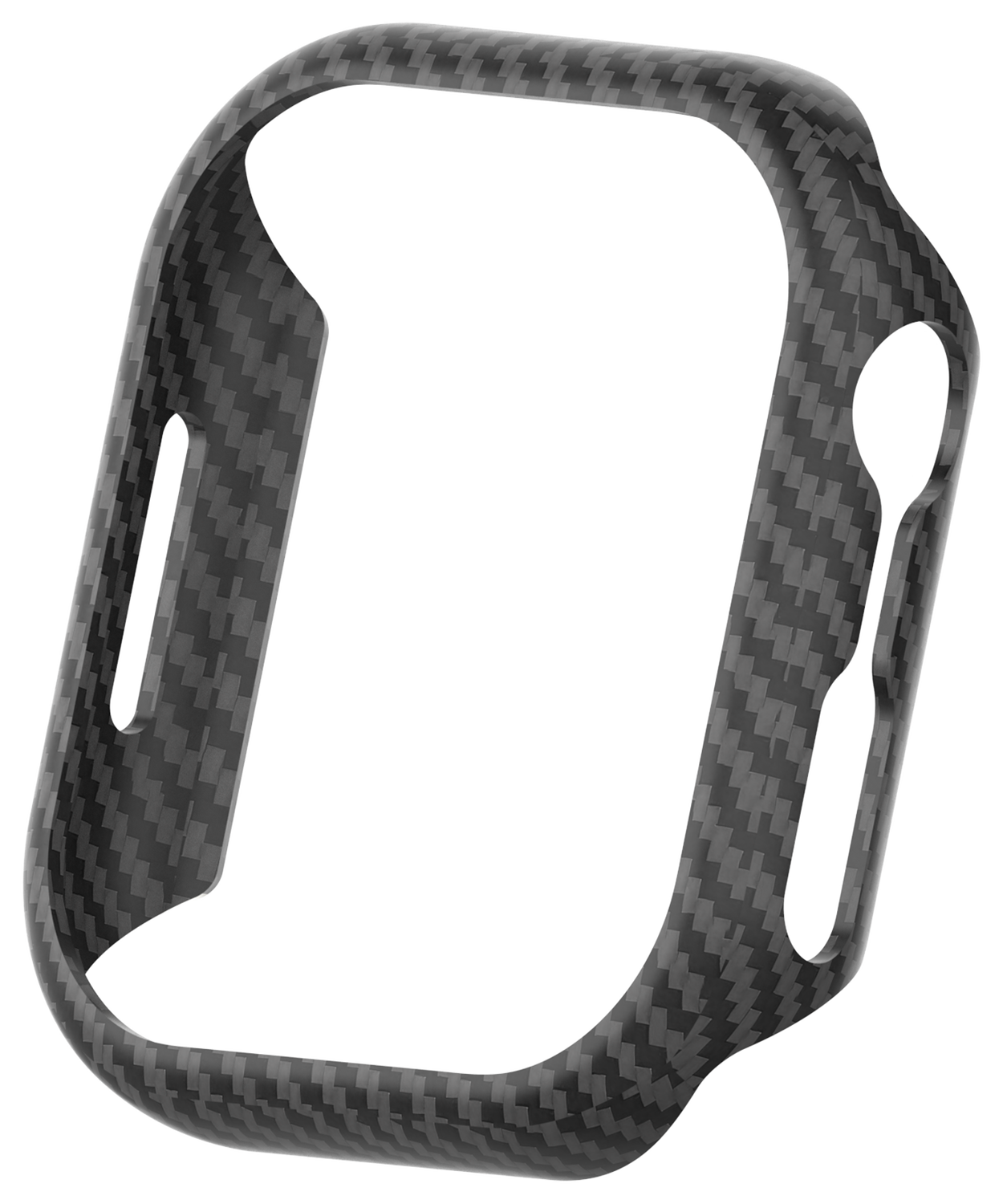 NEKIT Fiber Apple Watch 9/8/7 41MM Hoesje Kevlar Bumper Cover Dun Zwart afbeelding 13