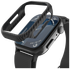 NEKIT Fiber Apple Watch 9/8/7 41MM Hoesje Kevlar Bumper Cover Dun Zwart afbeelding 2