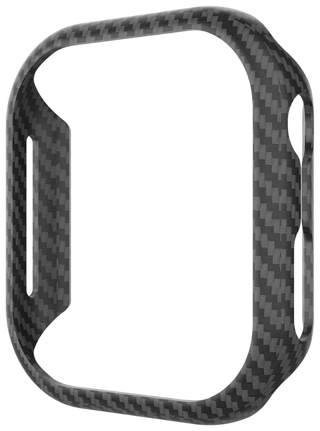 NEKIT Fiber Apple Watch 44MM Hoesje Kevlar Bumper Cover Dun Zwart afbeelding 10