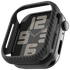 NEKIT Fiber Apple Watch 44MM Hoesje Kevlar Bumper Cover Dun Zwart afbeelding 11