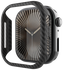 NEKIT Fiber - Apple Watch 10 46MM Hoesje - Kevlar Bumper Cover Dun Zwart afbeelding 1
