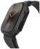 NEKIT Fiber - Apple Watch 10 46MM Hoesje - Kevlar Bumper Cover Dun Zwart afbeelding 15