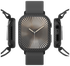 NEKIT Fiber - Apple Watch 10 46MM Hoesje - Kevlar Bumper Cover Dun Zwart afbeelding 19