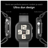 NEKIT Fiber - Apple Watch 10 46MM Hoesje - Kevlar Bumper Cover Dun Zwart afbeelding 3