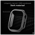 NEKIT Fiber - Apple Watch 10 46MM Hoesje - Kevlar Bumper Cover Dun Zwart afbeelding 4
