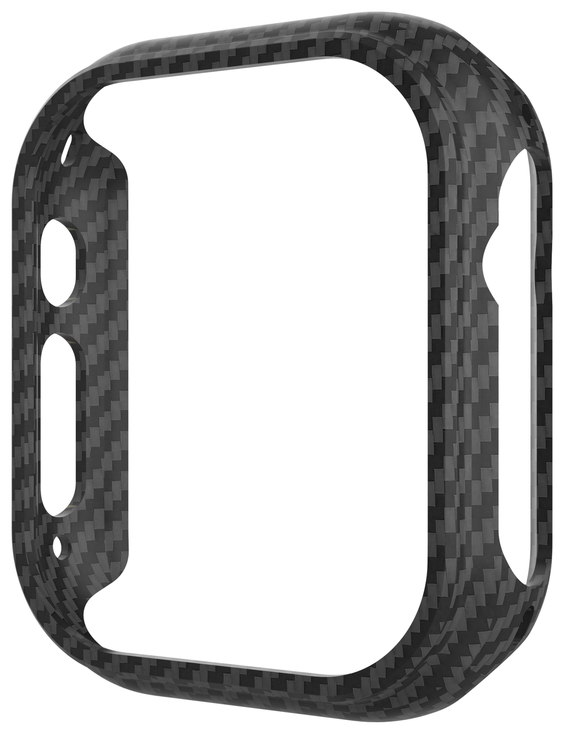 NEKIT Fiber Apple Watch Ultra / Ultra 2 Hoesje Kevlar Bumper Cover Dun Zwart afbeelding 12