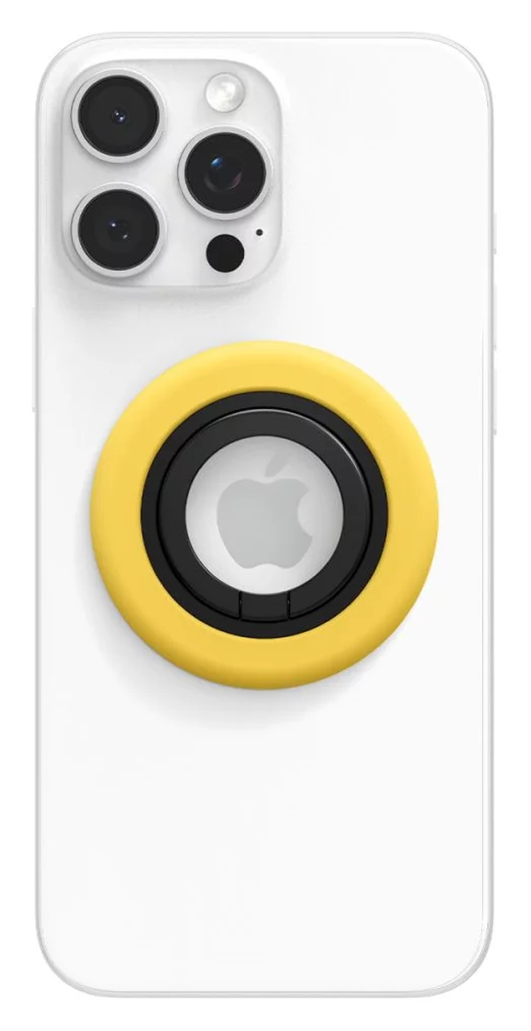Spigen Nano Pop Magnetische MagSafe Ring Houder Standaard Geel afbeelding 11
