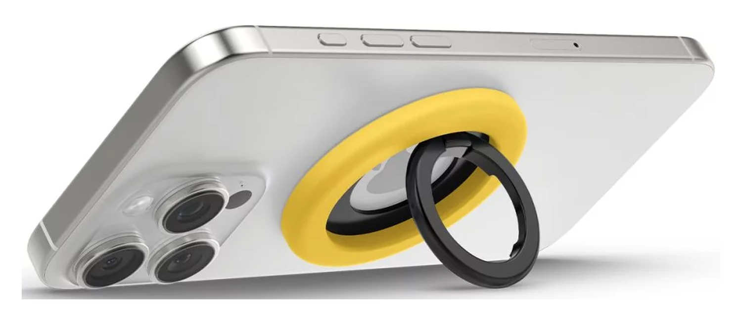 Spigen Nano Pop Magnetische MagSafe Ring Houder Standaard Geel afbeelding 12