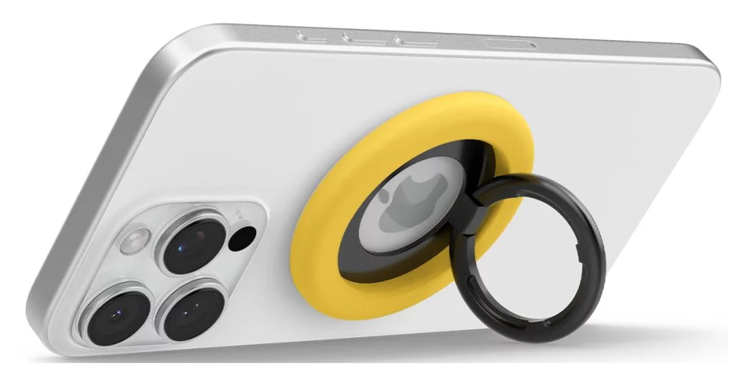 Spigen Nano Pop Magnetische MagSafe Ring Houder Standaard Geel afbeelding 13