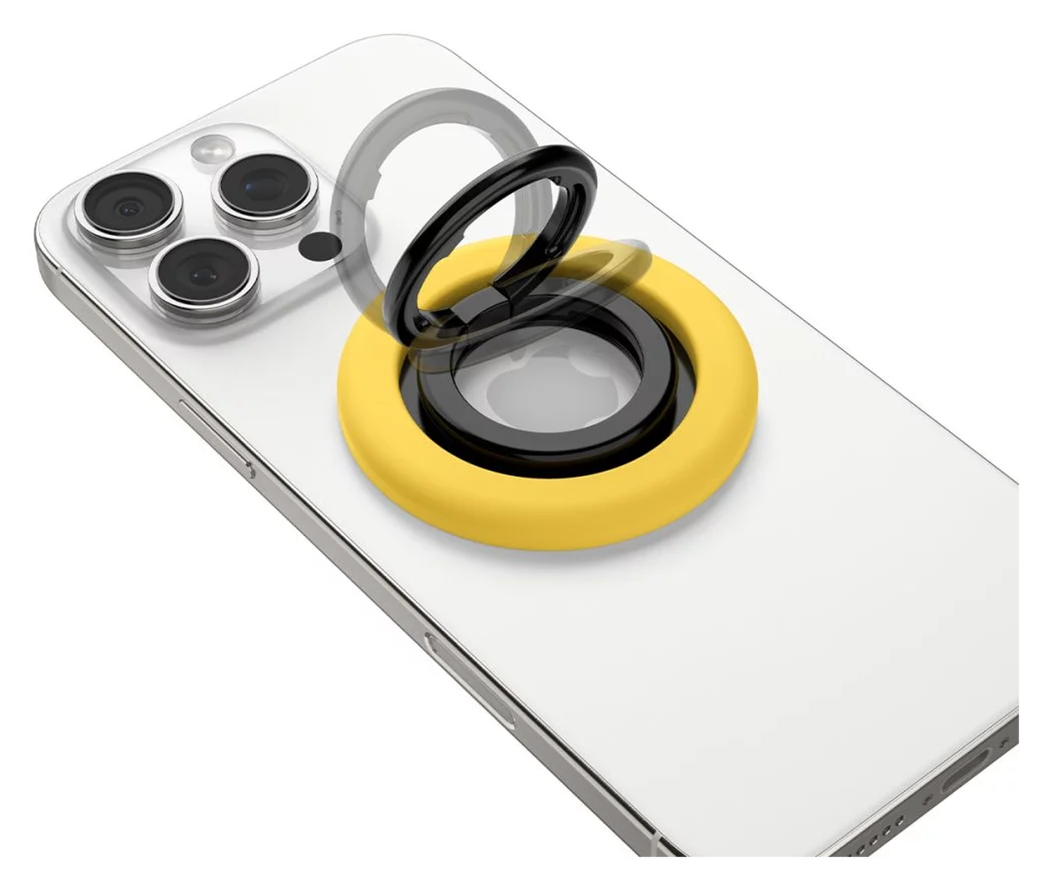 Spigen Nano Pop Magnetische MagSafe Ring Houder Standaard Geel afbeelding 15