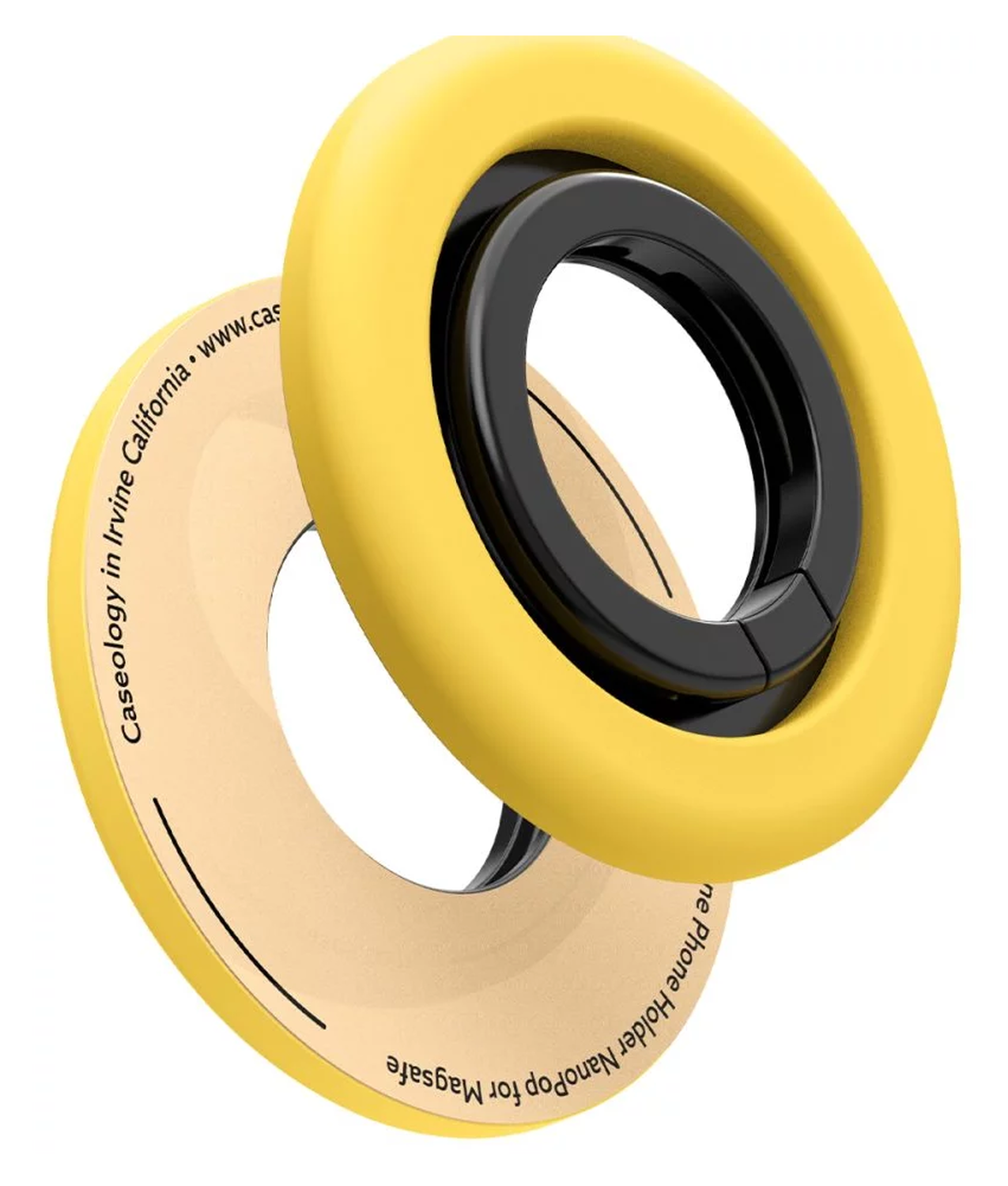Spigen Nano Pop Magnetische MagSafe Ring Houder Standaard Geel afbeelding 9