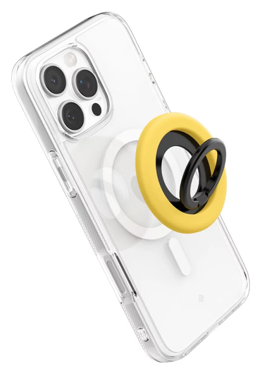 Spigen Nano Pop Magnetische MagSafe Ring Houder Standaard Geel afbeelding 14