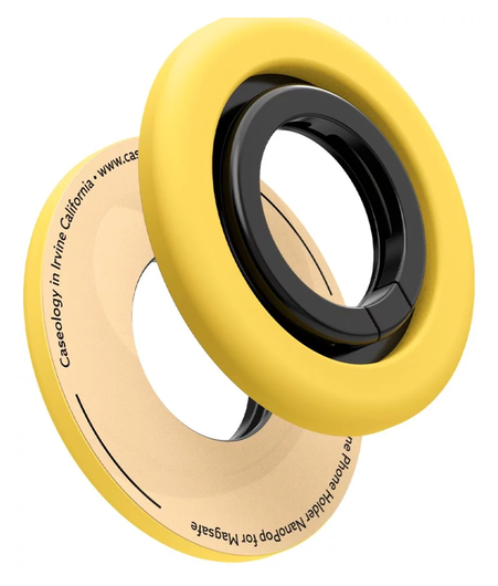 Spigen Nano Pop Magnetische MagSafe Ring Houder Standaard Geel afbeelding 9