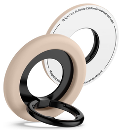 Spigen Nano Pop Magnetische MagSafe Ring Houder Standaard Beige