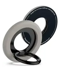 Spigen Nano Pop Magnetische MagSafe Ring Houder Standaard Grijs afbeelding