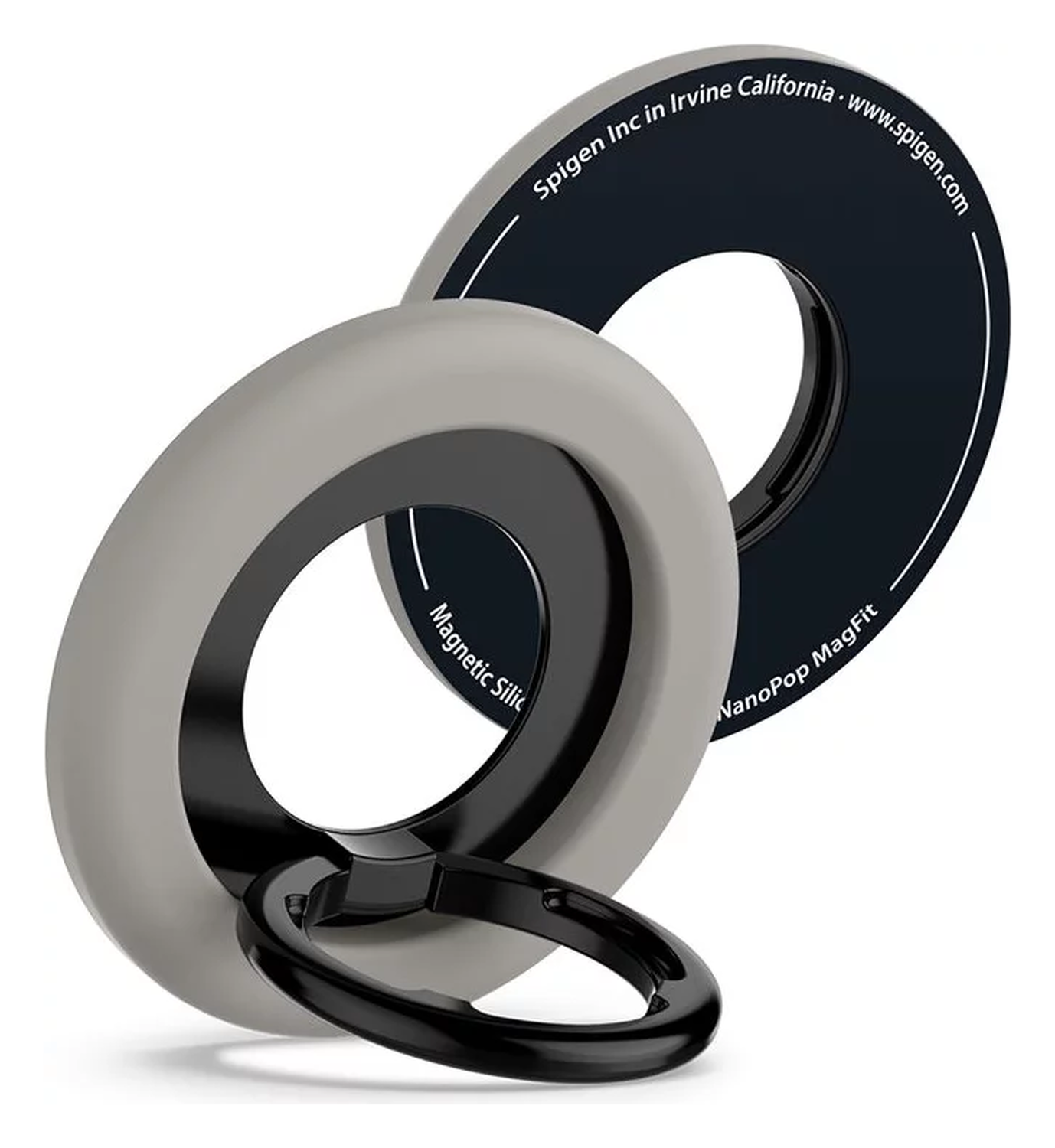 Spigen Nano Pop MagSafe Ring Houder Grijs afbeelding 1