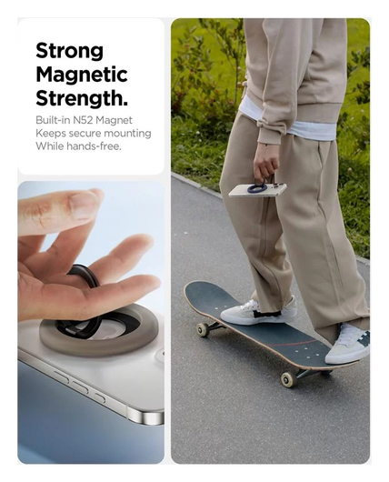 Spigen Nano Pop MagSafe Ring Houder Grijs afbeelding 5