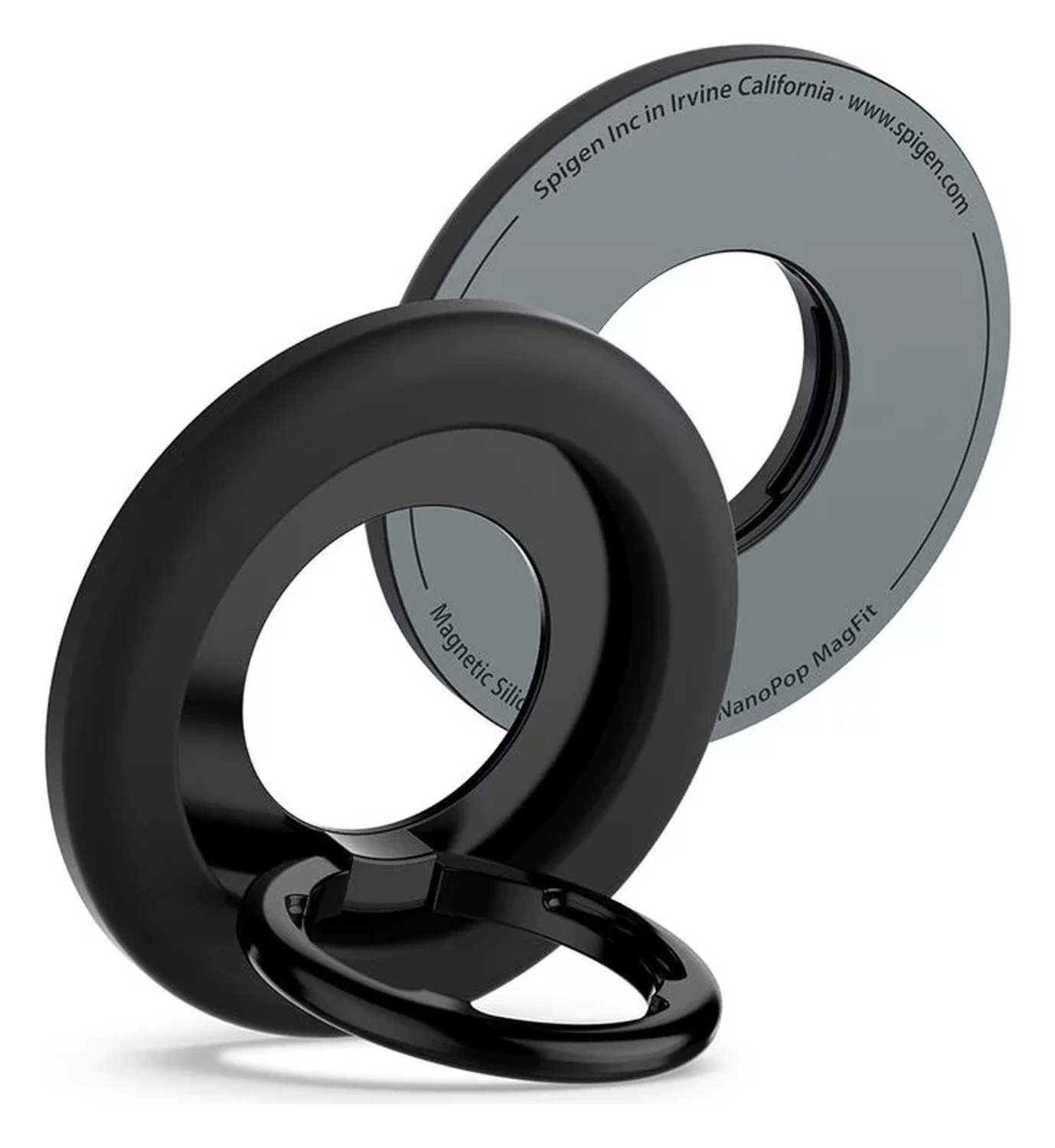 Spigen Nano Pop MagSafe Ring Houder Zwart afbeelding 1
