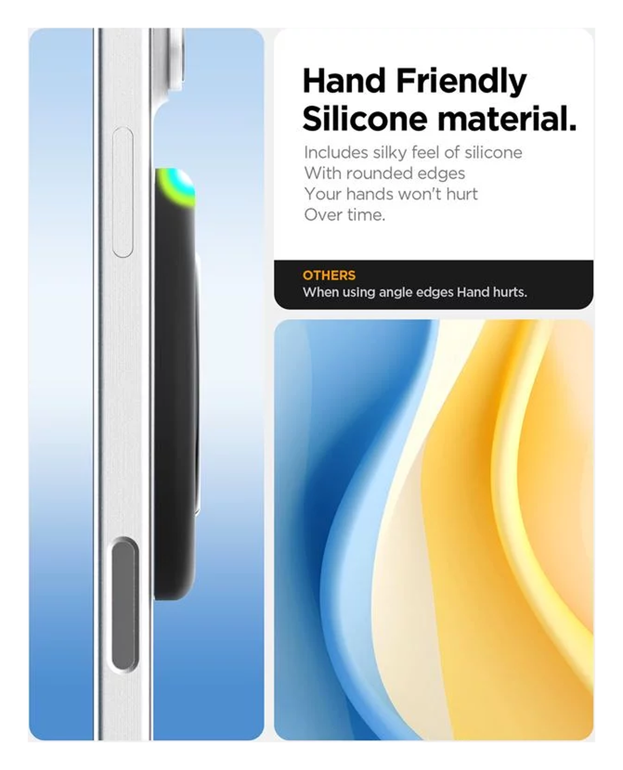 Spigen Nano Pop MagSafe Ring Houder Zwart afbeelding 2