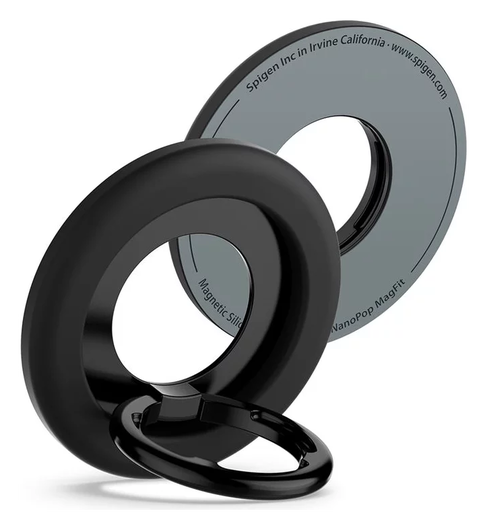 Spigen Nano Pop MagSafe Ring Houder Zwart afbeelding 1