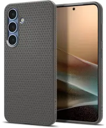 Spigen Liquid Air Samsung Galaxy S25 Hoesje Back Cover Grijs afbeelding