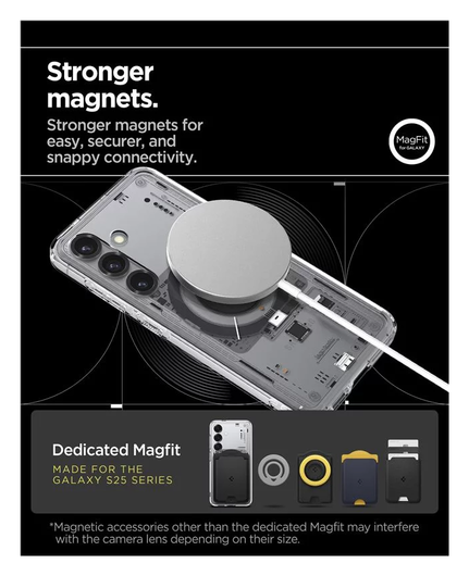 Spigen Ultra Hybrid MagFit Samsung Galaxy S25 Hoesje MagSafe Neo One afbeelding 5