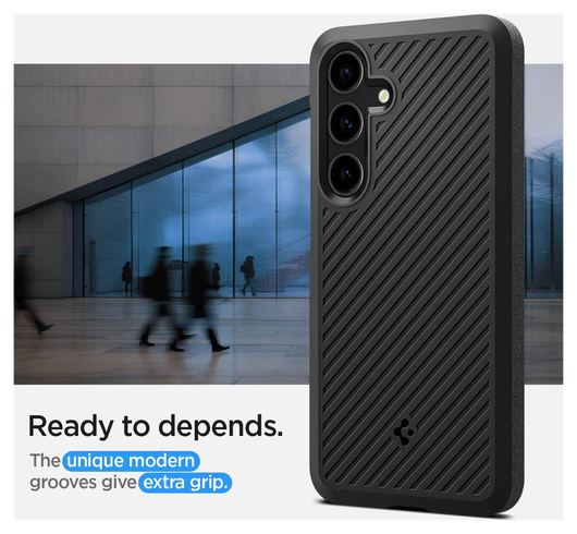 Spigen Core Armor Samsung Galaxy S24 Hoesje Back Cover Zwart afbeelding 6