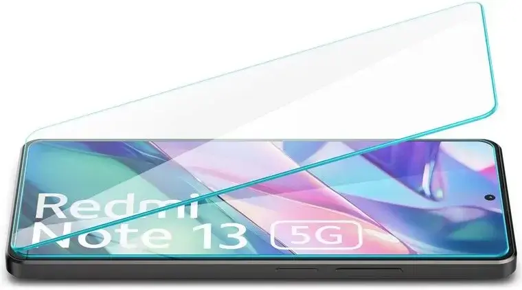 Spigen GLAS.tR Slim Xiaomi Redmi Note 13 5G Screen Protector [2-Pack] afbeelding 10