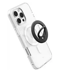 Spigen Dual Pop Magnetische MagSafe Telefoon Ring Houder Standaard Zwart afbeelding