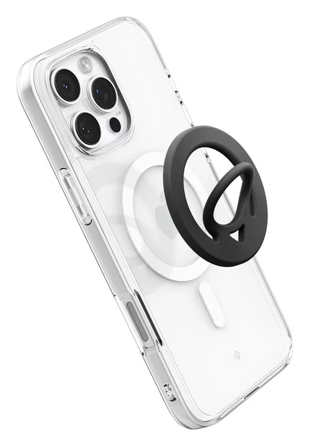Spigen Dual Pop Magnetische MagSafe Telefoon Ring Houder Standaard Zwart afbeelding 1