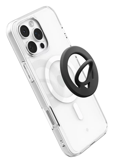 Spigen Dual Pop Magnetische MagSafe Telefoon Ring Houder Standaard Zwart afbeelding 1