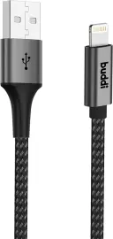 Set van 8 stuks 30cm Buddi Flex USB-A naar Lightning kabel
