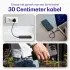 Set van 8 stuks 30cm Buddi Flex USB-A naar USB-C kabel afbeelding 2