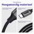 Set van 8 stuks 30cm Buddi Flex USB-A naar USB-C kabel afbeelding 3