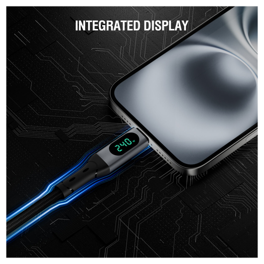4smarts USB4 240W USB-C 8K@60Hz Video Monitor Kabel 40Gbps 1.5M Zwart afbeelding 5