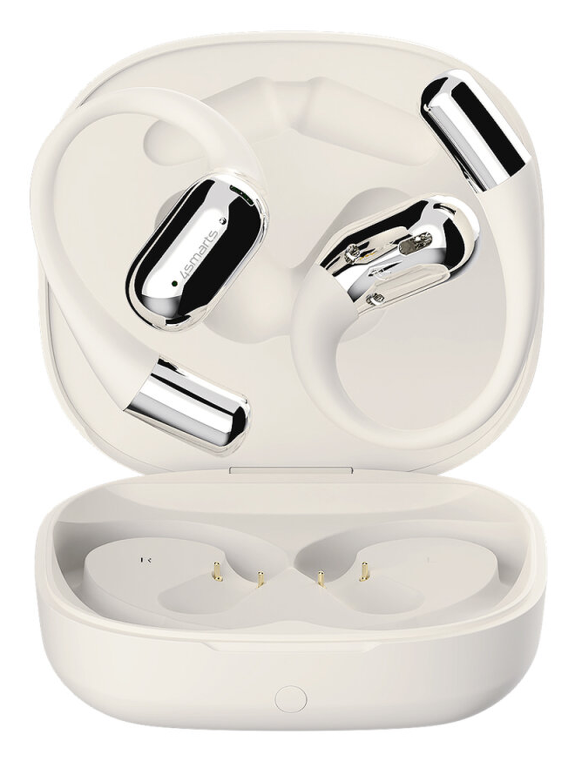 4smarts SkyBuds AI Screen Open-Ear Wireless Headset Bluetooth Oordopjes Beige afbeelding 14