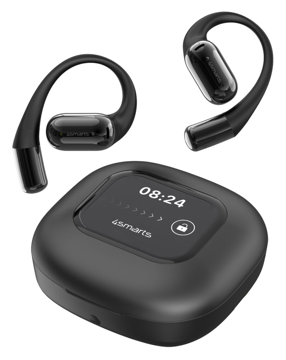 4smarts SkyBuds AI Screen Open-Ear Wireless Headset Bluetooth Oordopjes Zwart afbeelding 14