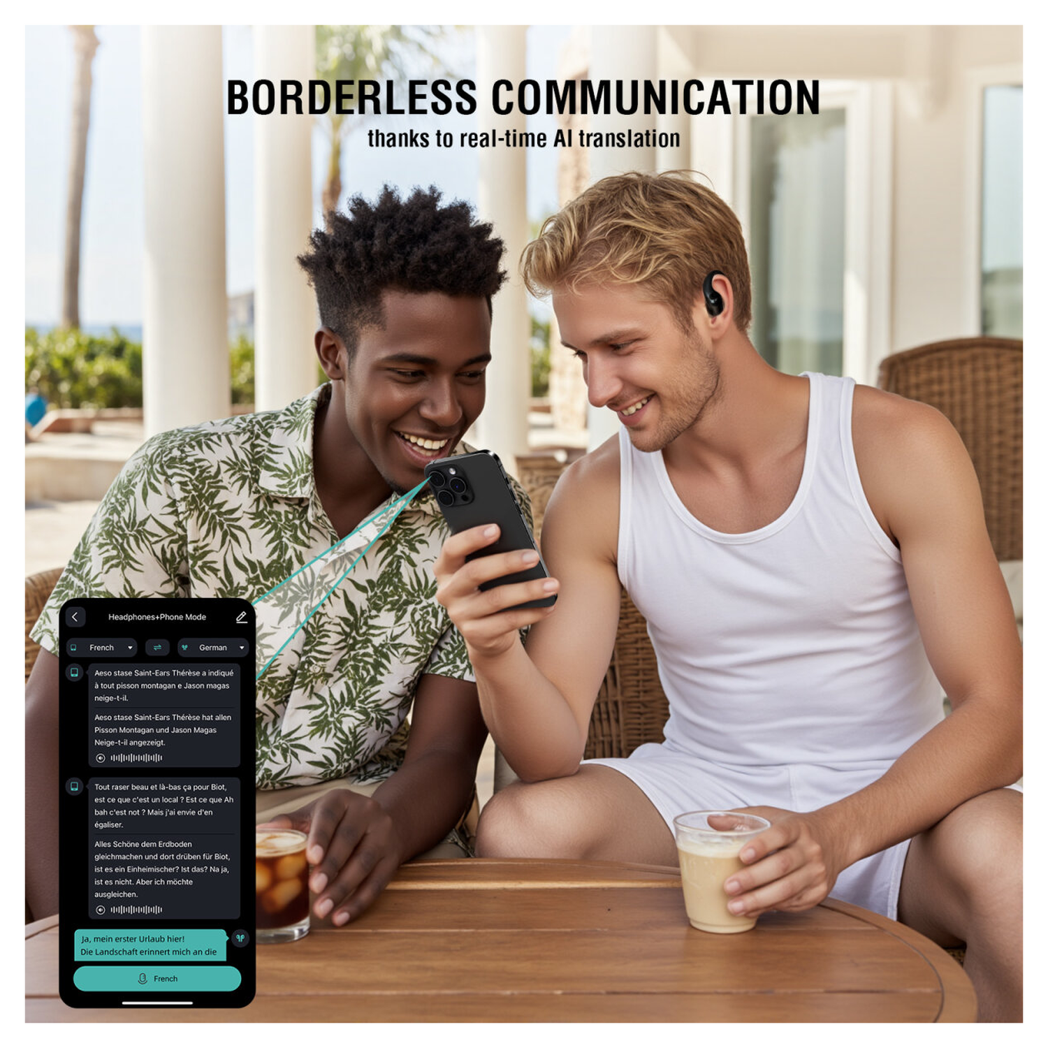 4smarts SkyBuds AI Screen Open-Ear Wireless Headset Bluetooth Oordopjes Zwart afbeelding 9